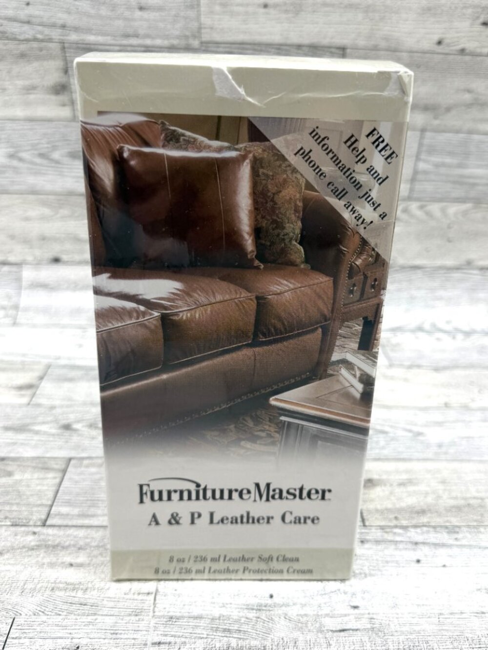 Brand New Sealed Stainsafe Furniture Master A&P Leather Care Kit